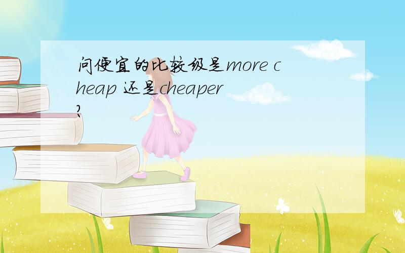 问便宜的比较级是more cheap 还是cheaper?