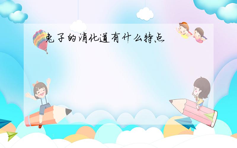 兔子的消化道有什么特点