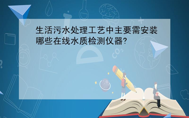 生活污水处理工艺中主要需安装哪些在线水质检测仪器?