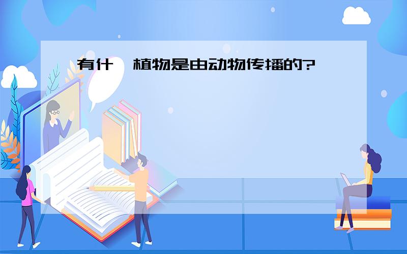 有什麼植物是由动物传播的?