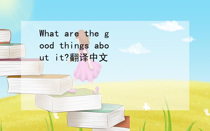 What are the good things about it?翻译中文