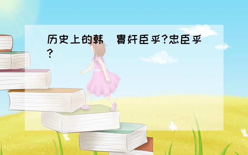 历史上的韩侂胄奸臣乎?忠臣乎?